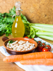Fagioli con verdure