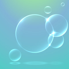Vector circles background