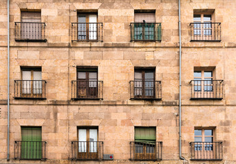 Old city architecture in Salamanca