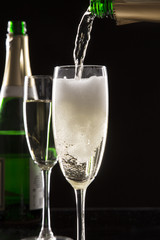 Pair of champagne flutes
