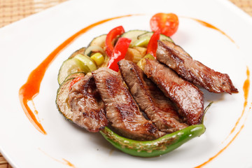 lamb with vegetables