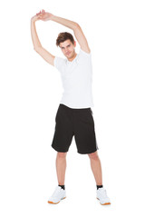Fototapeta premium Young Man Stretching