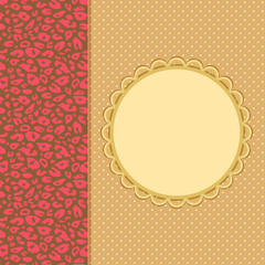 Invitation Card with Place for Text