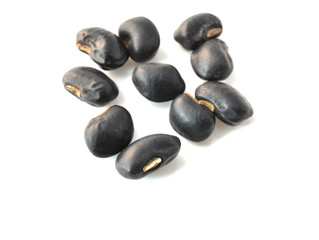 Beans isolated on white background