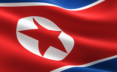 North Korean flag