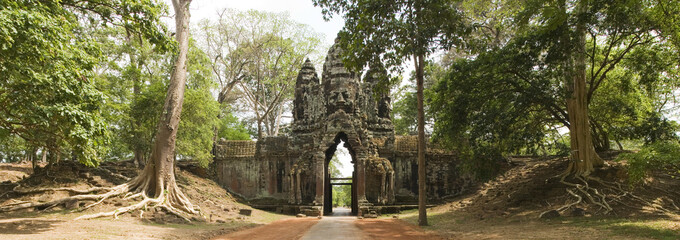Noth Gate Angkor Thom, Angkor Wat, Cambodia