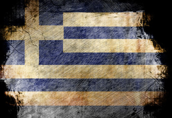Fototapeta na wymiar Greek flag