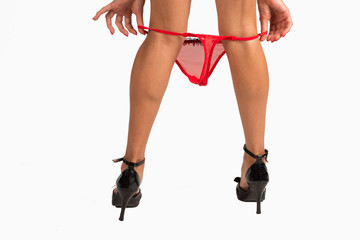 Pulling knickers down