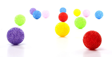 Abstract Illustration of Colorful Balls