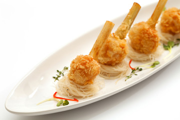 Fried prawn balls