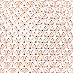 Design seamless diagonal spiral pattern