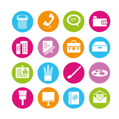 office and stationery icons