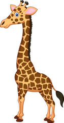 Obraz premium Cute giraffe cartoon