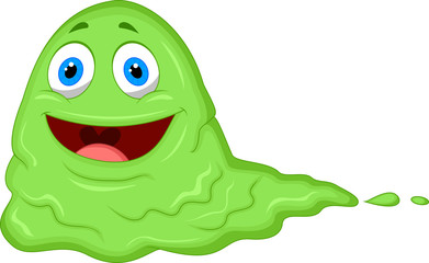 Green slimy monster