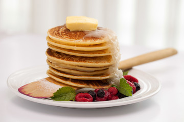 Mixed berry pancake