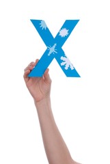 Hand Holding a X