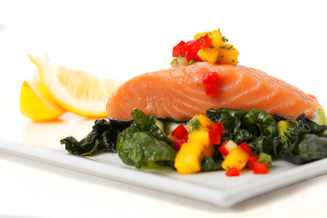 salmon steak
