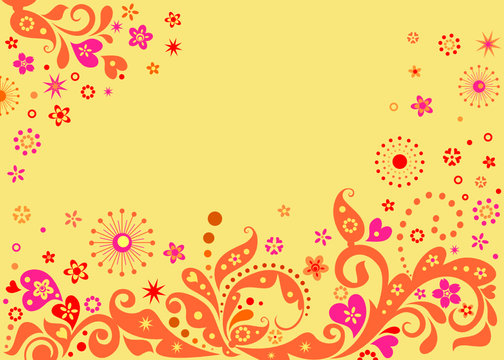 Autumnal abstract background