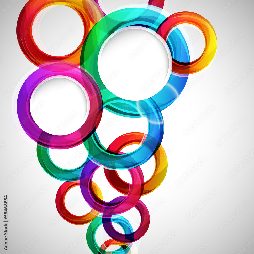 Poster abstract background with design elements.