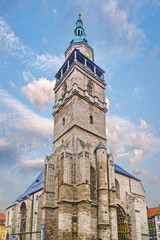 Fototapeta na wymiar church St. Bonifacius Bad Langensalza germany