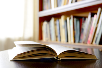 Close-up of an open book