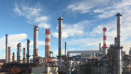 Oil refinery - factory