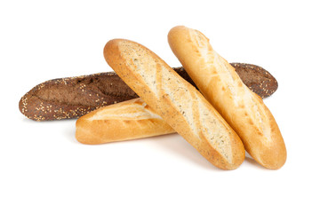 Various of french baguette