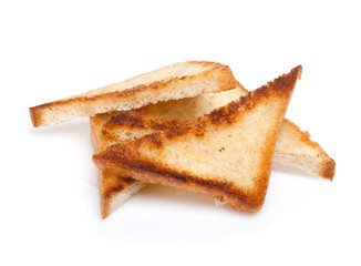 Toasted bread slices