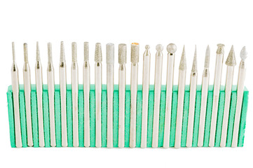 Diamond coated power tool bits