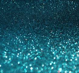 blue defocused lights background. abstract bokeh lights .