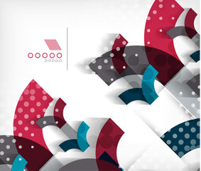 Naklejka premium Technology geometric shape abstract background