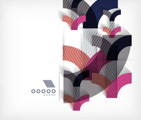 Fototapeta premium Technology geometric shape abstract background