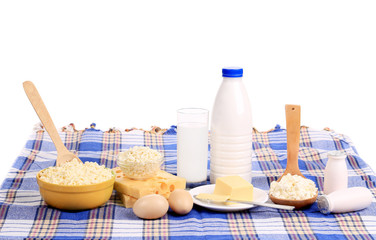 Healthy breakfast served on table.