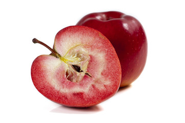 Pomme à chair rouge