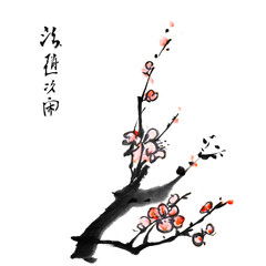 Chinese painting of plum blossom