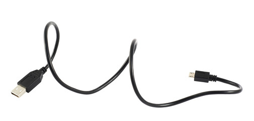 USB cable isolated