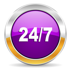 24/7 icon