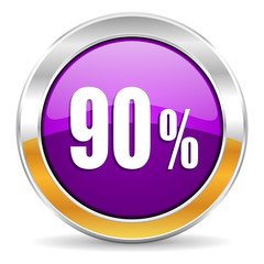 90 percent icon