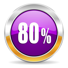 80 percent icon