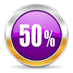 50 percent icon