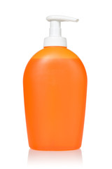 Orange dispenser with detergent