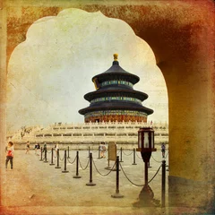 Küchenrückwand glas motiv Temple of Heaven in Beijing, China © lapas77