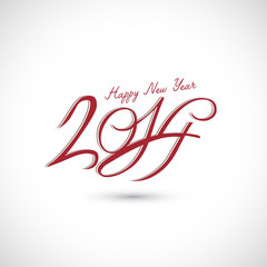 Happy new year 2014, Vector illustration