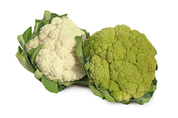 choux-fleurs blanc et vert