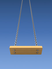 Swing on a chain