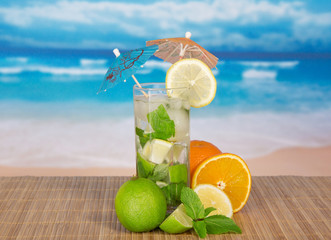 Mojito against the sea