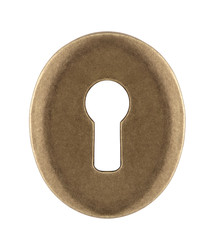 Keyhole isolated on white with clipping path