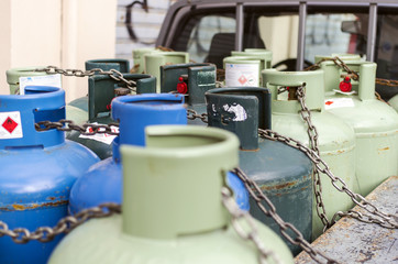 gas in bombole incatenate