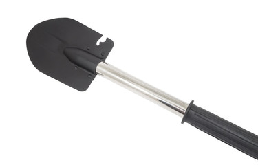 shovel shot on white background