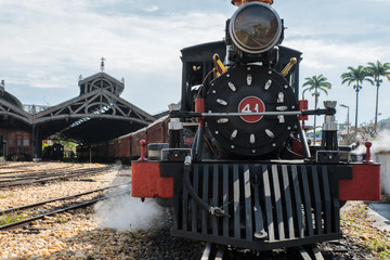 Obraz premium Steam train in Tiradentes, Brazil